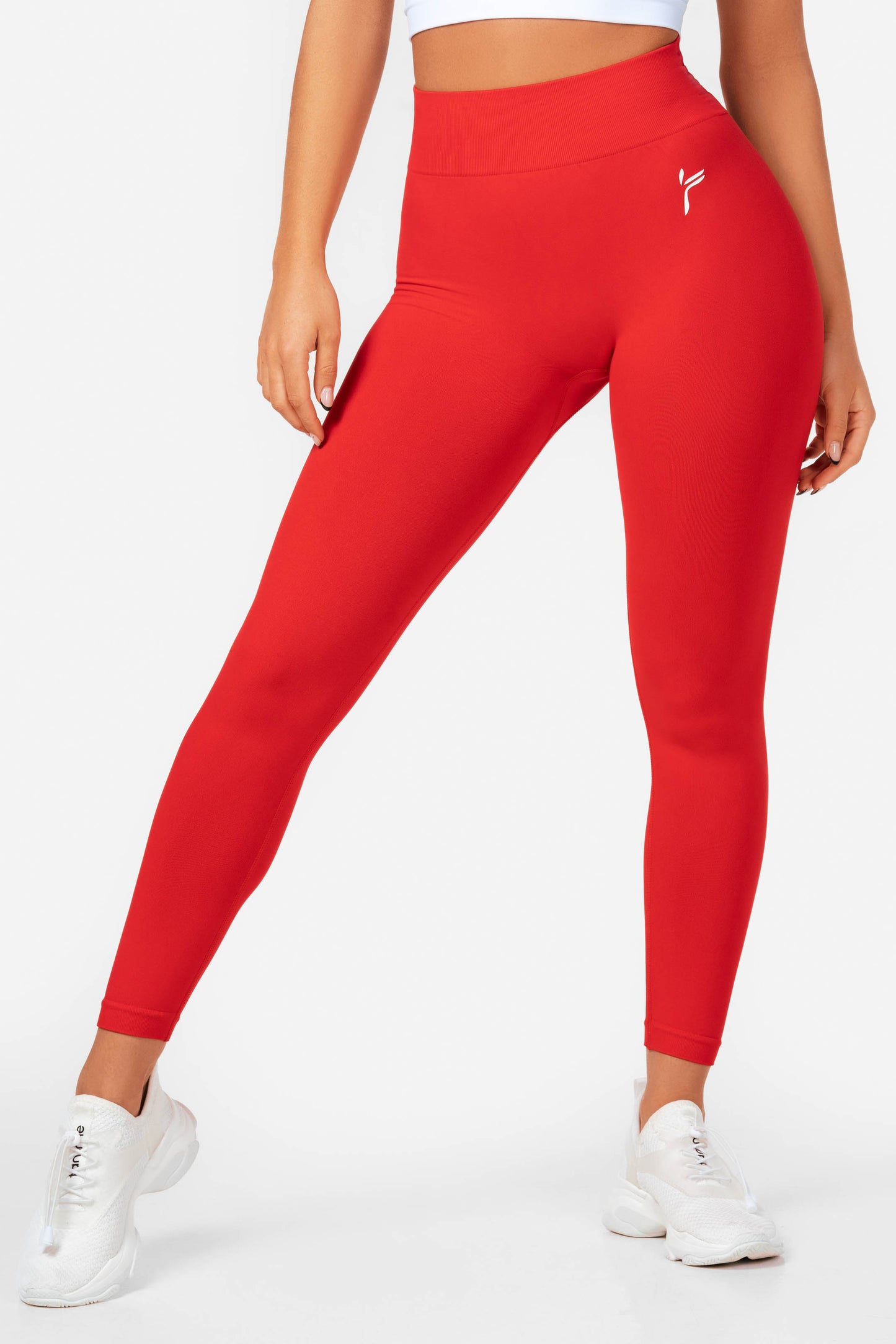 Dark Red Lunge Leggings - for dame - Famme -