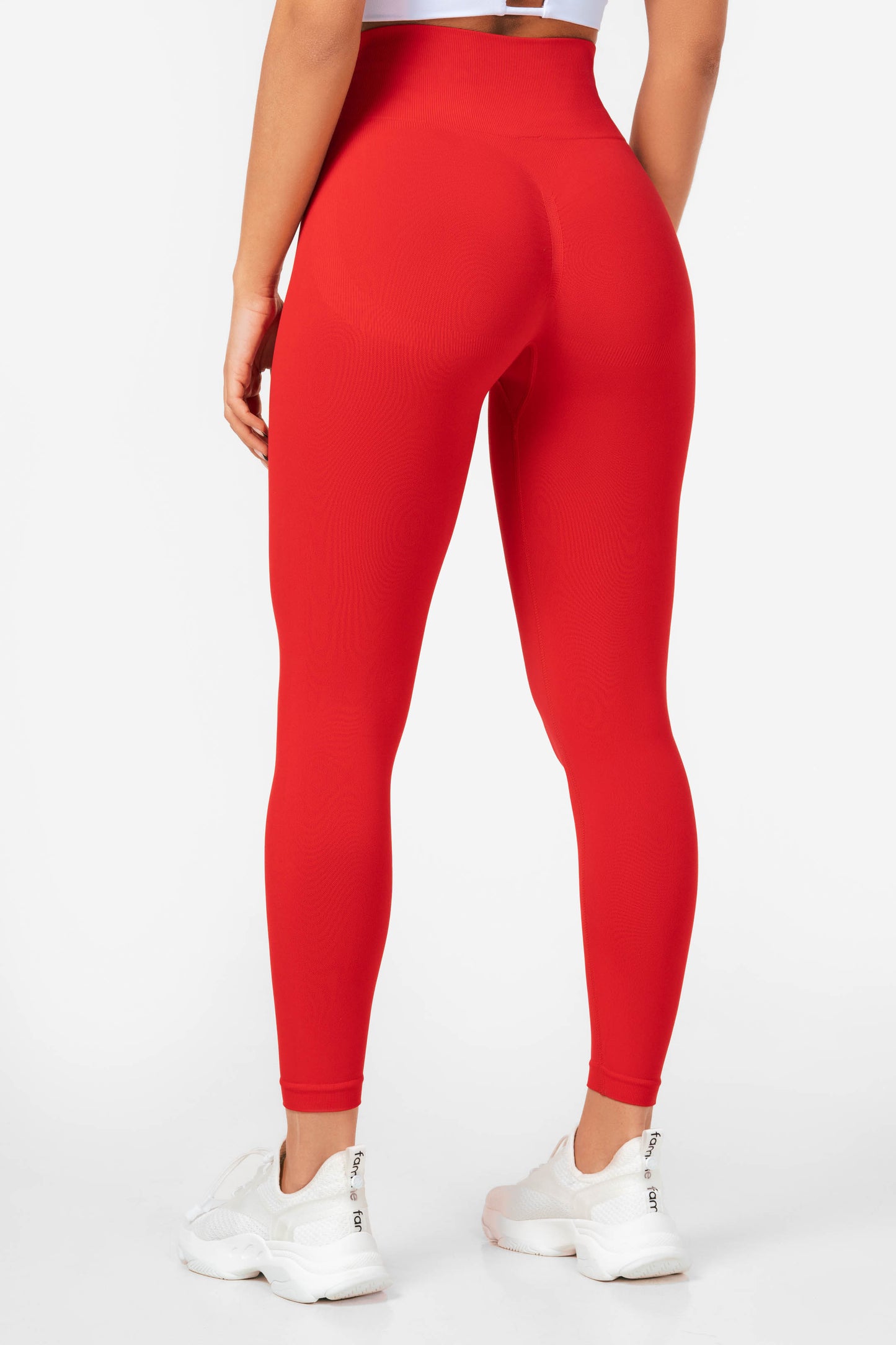 Dark Red Lunge Leggings - for dame - Famme -